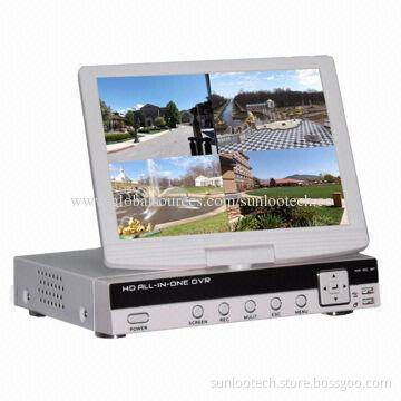 8CH 10.5-inch LCD DVR, HDMI Output, P2P Function